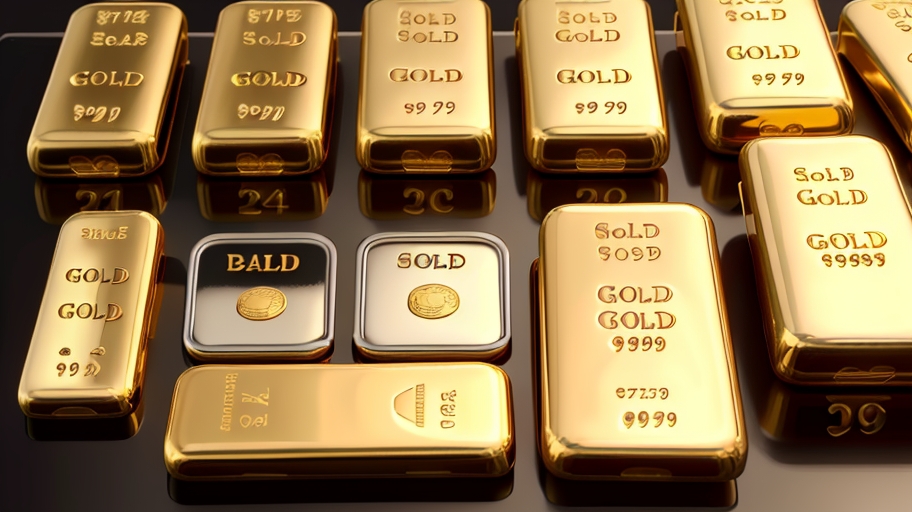 Gold and Silver bars